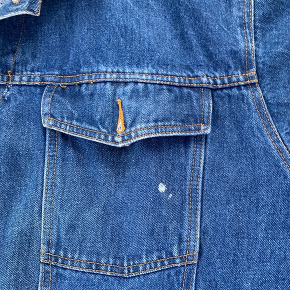 Vintage 90s Reworked Tiger Denim Duck Head Jacket Size XL - Picture 8 of 10